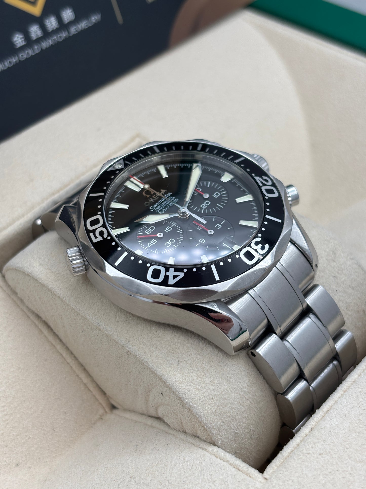 二手 USED  OMEGA 歐米茄 SEAMASTER DIVER 300 M 2594.50 黑色 淨錶 WATCH ONLY