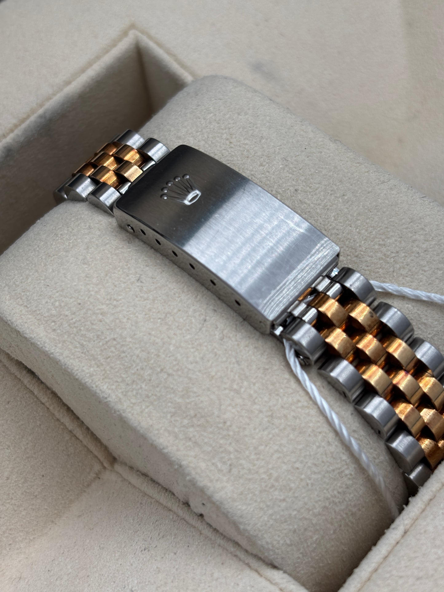 二手 USED ROLEX 勞力士 DATEJUST 68273 金色電腦面鑽石字 1997年 全套 FULL SET