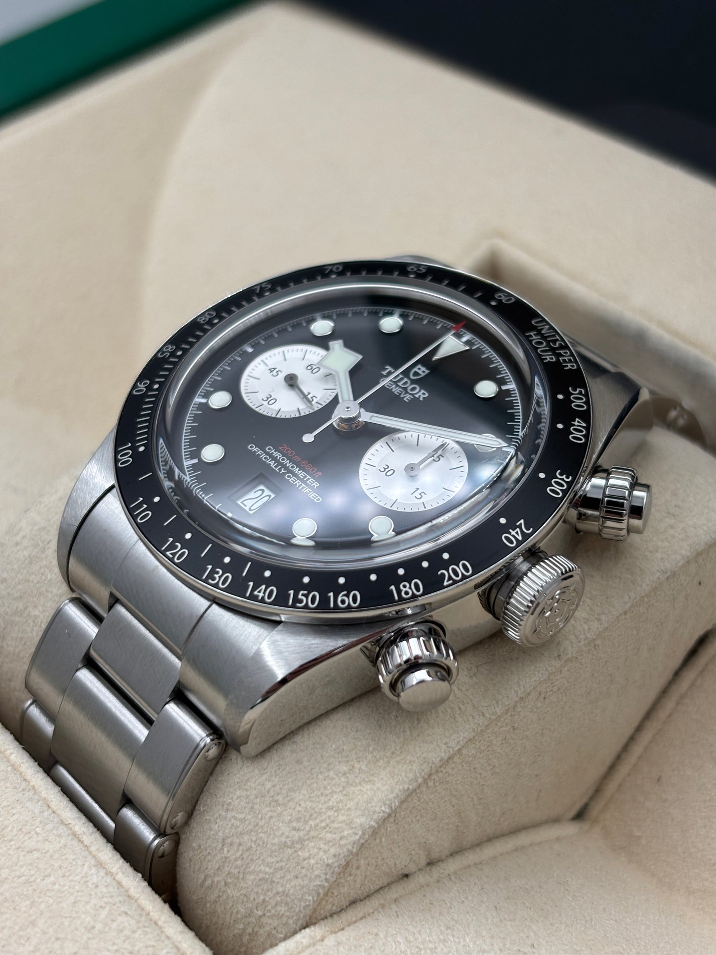 二手 USED  TUDOR 帝舵 BLACK BAY CHRONOGRAPH 79360N 黑色 淨錶 WATCH ONLY