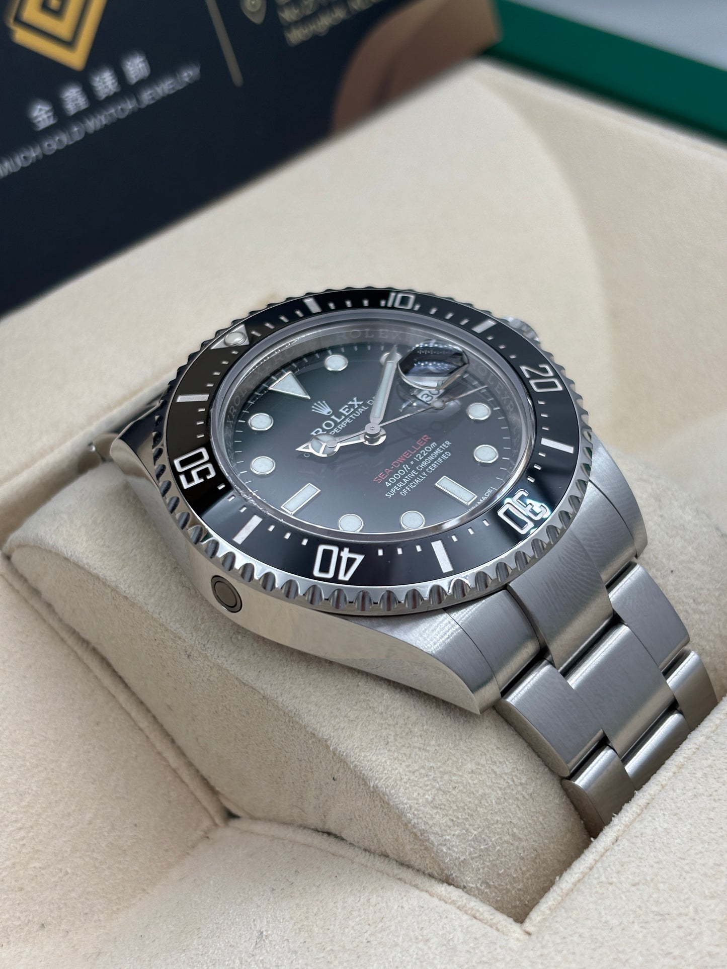 二手 USED  ROLEX 勞力士 SEA-DWELLER 126600 MK1 黑色 2018年 全套 FULL SET