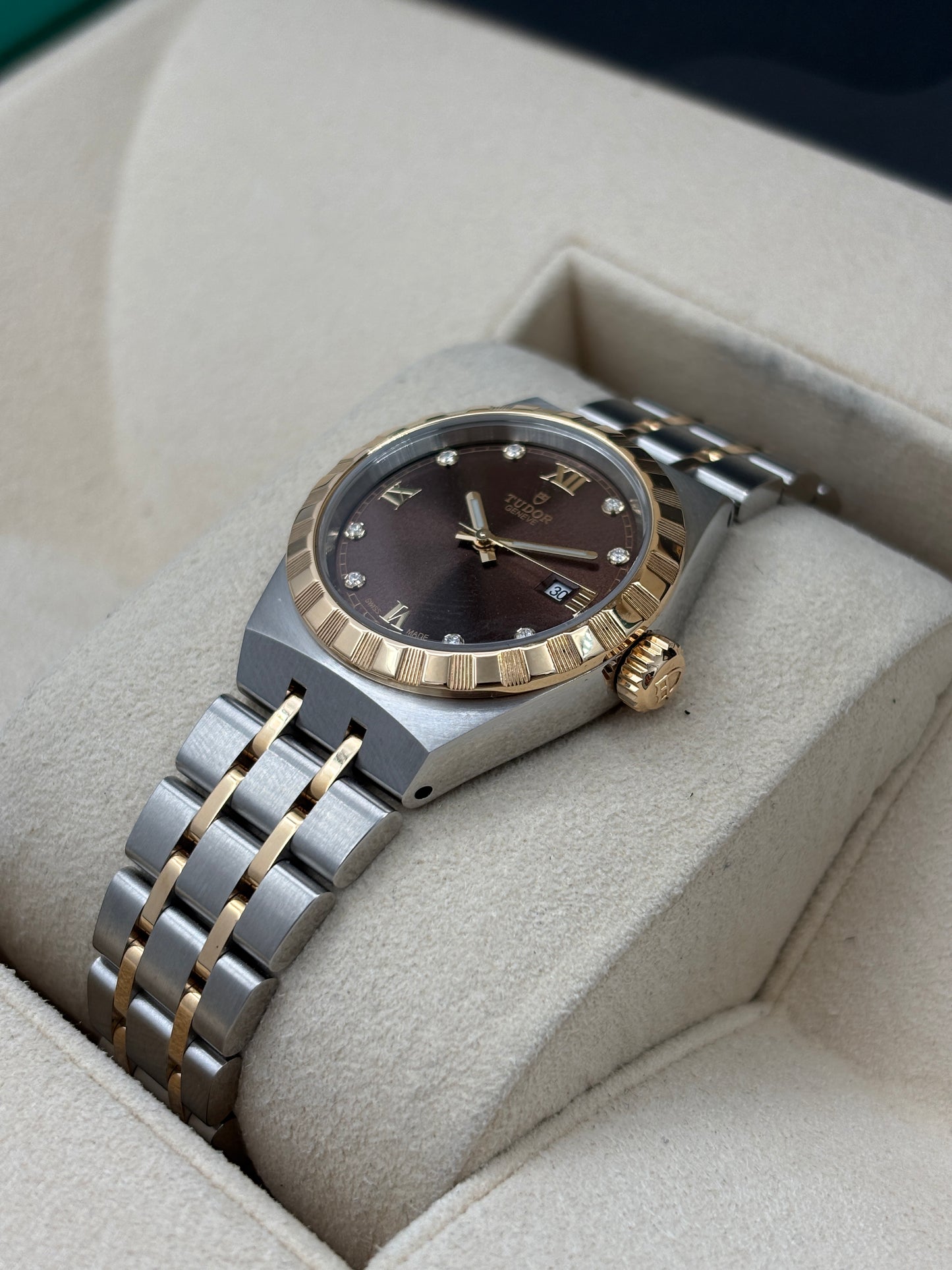 全新 NEW  TUDOR 帝舵 ROYAL 28303 朱古力色鑽石字 2026年6月 全套 FULL SET