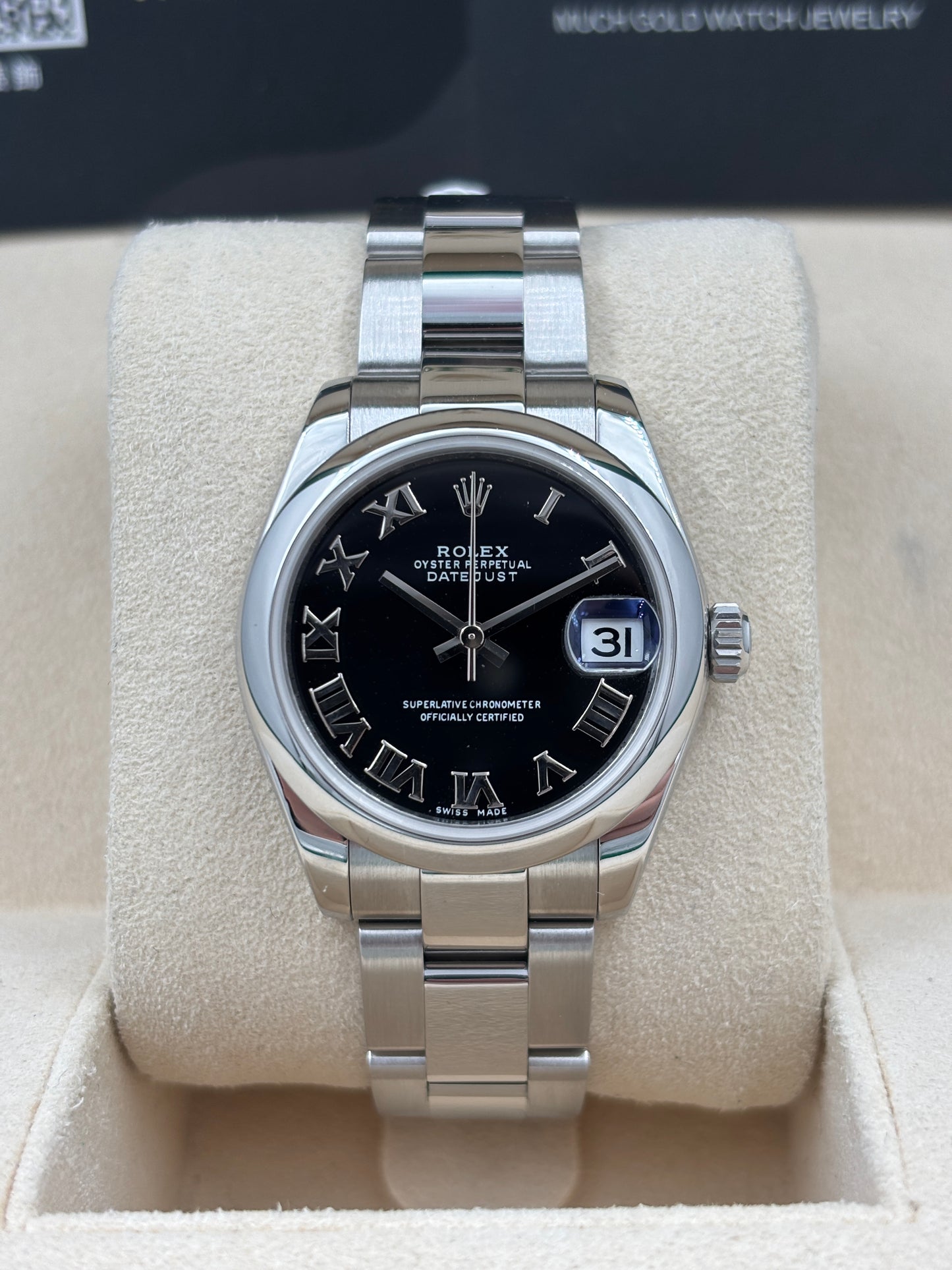 二手 USED  ROLEX 勞力士 DATEJUST 178240 黑色 2011年1月 全套 FULL SET
