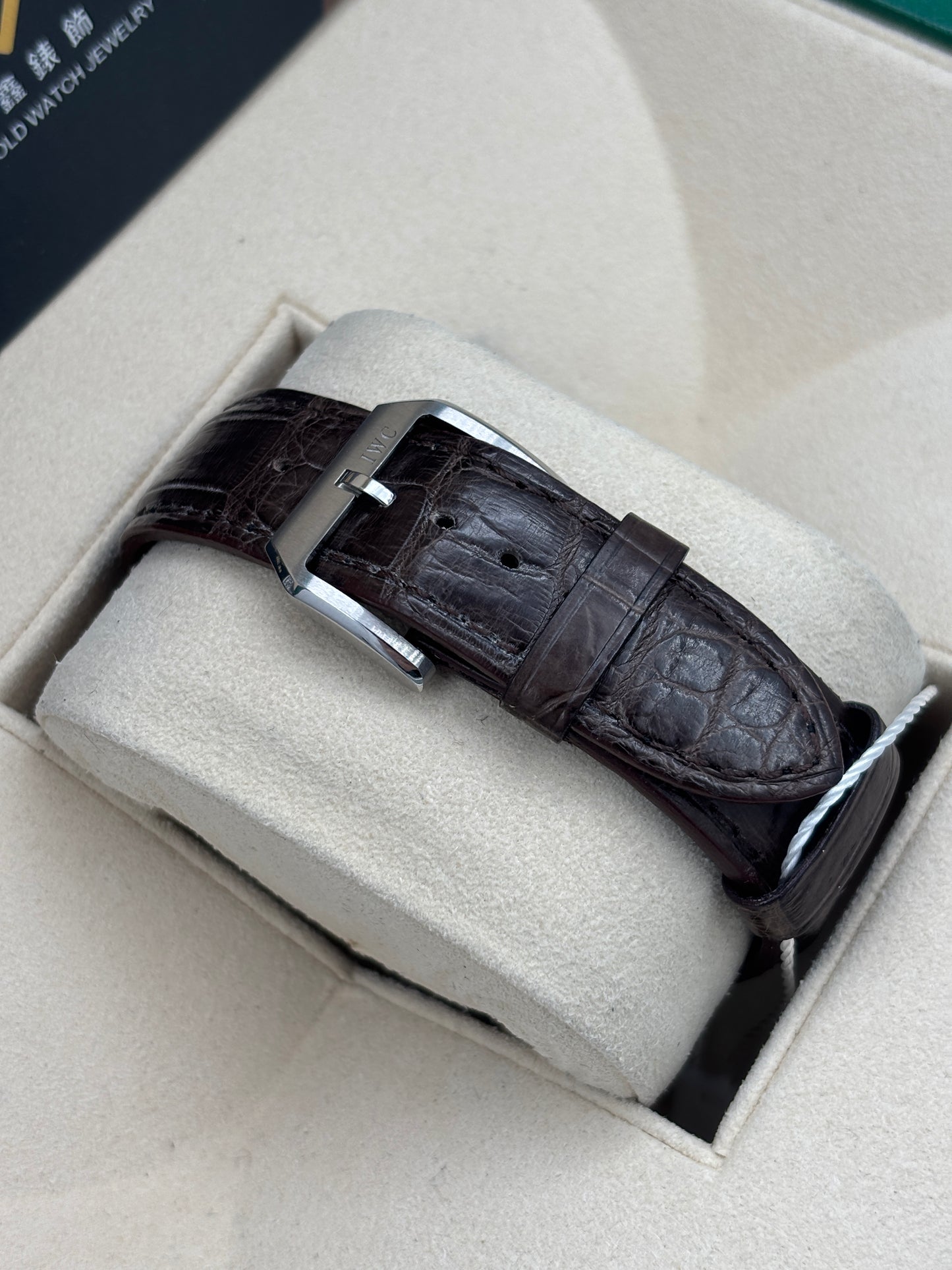 二手 USED  IWC 萬國 PILOT DOUBLE CHRONOGRAPH IW3713 黑色 OPEN DAY 追針 保養卡
