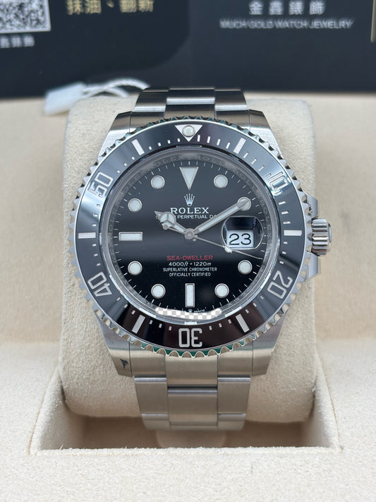 [SOLD OUT]二手 USED  ROLEX 勞力士 SEA-DWELLER 126600 MK2 黑色 2019年3月 全套 FULL SET