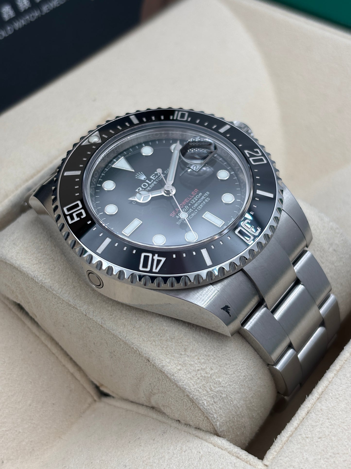 二手 USED  ROLEX 勞力士 SEA-DWELLER 126600 MK2 黑色 2019年3月 全套 FULL SET