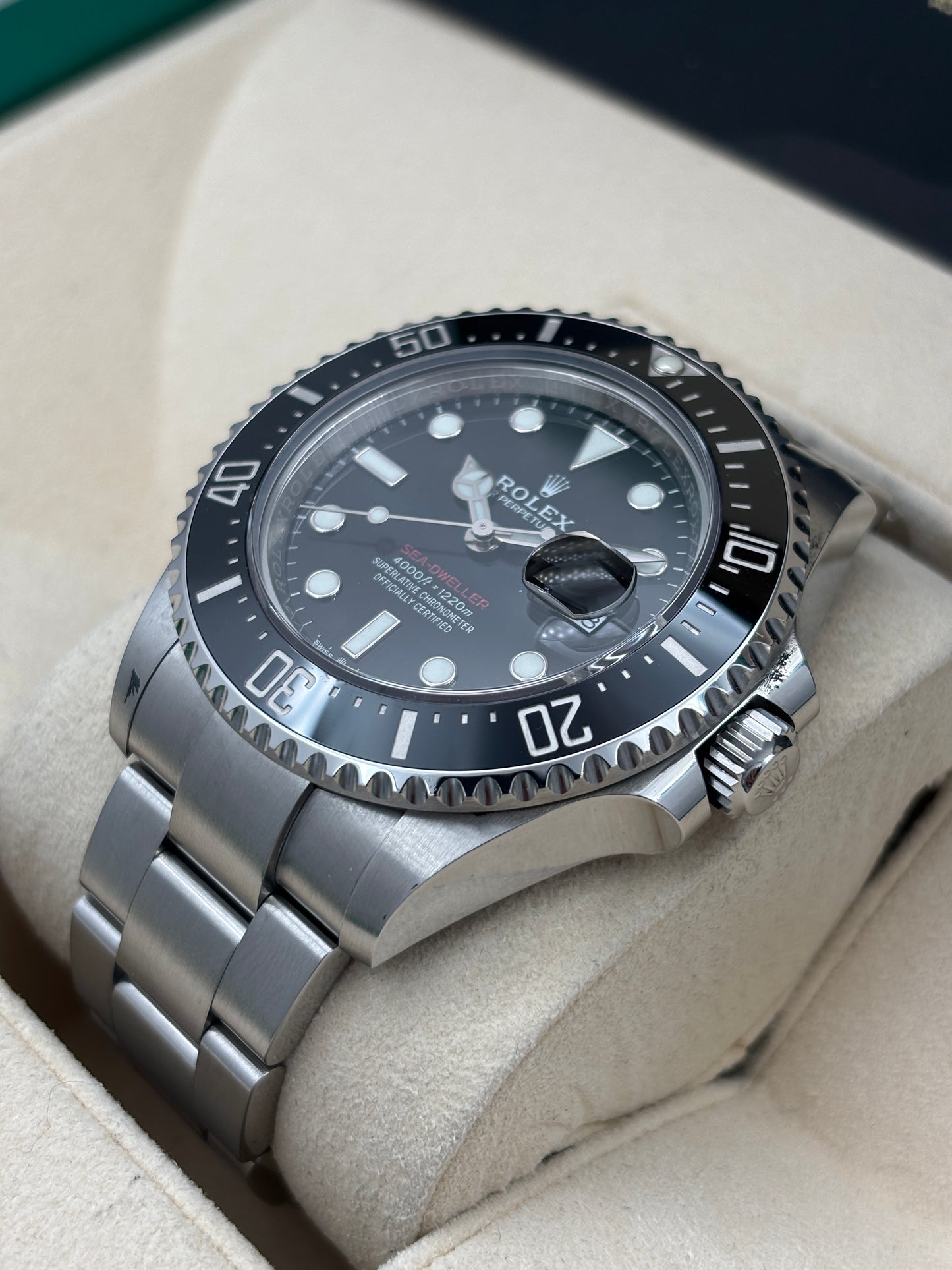 二手 USED  ROLEX 勞力士 SEA-DWELLER 126600 MK2 黑色 2019年3月 全套 FULL SET