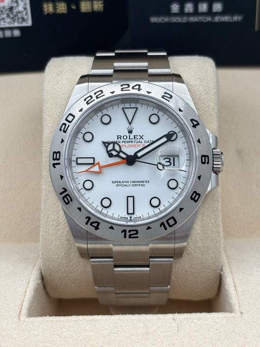 未使用品 NEW OLD STOCK  ROLEX 勞力士 EXPLORER II 226570 白色 2024年11月 全套 FULL SET