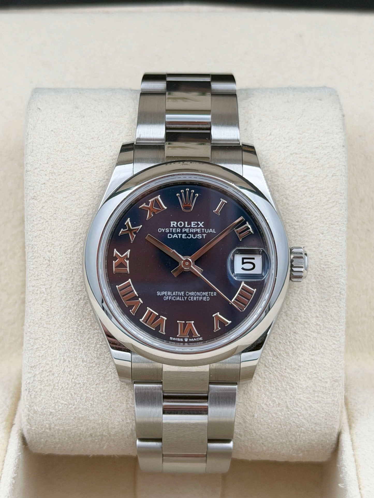 二手 USED ROLEX 勞力士 DATEJUST 278240 2022年 藍色面