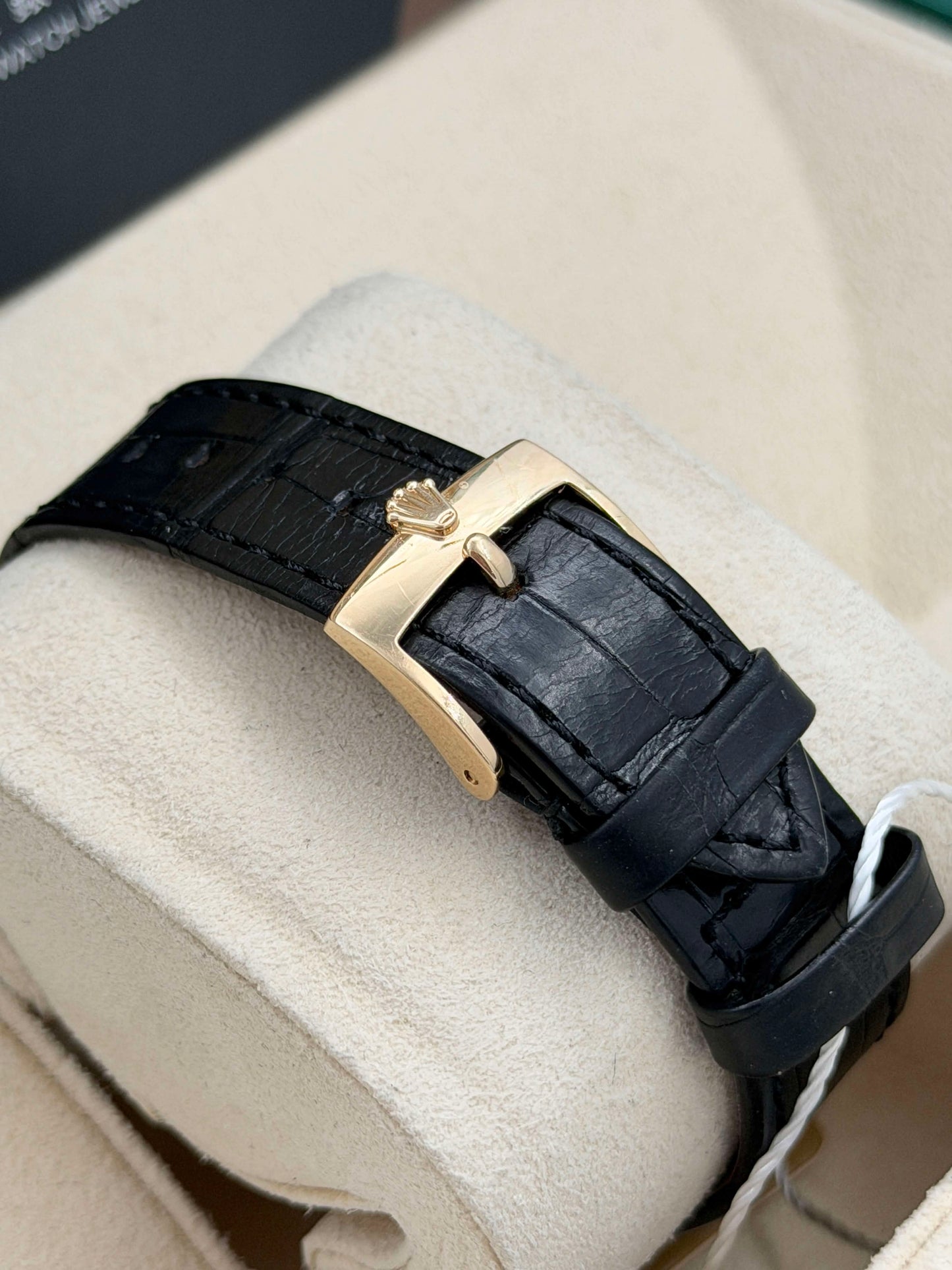 二手 USED ROLEX 勞力士 DAY-DATE 18038 約1988 金色面 皮帶 保養到2027年3月