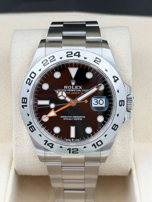 二手 USED ROLEX 勞力士 EXPLORER II 226570 2021年 黑色 全套 FULL SET