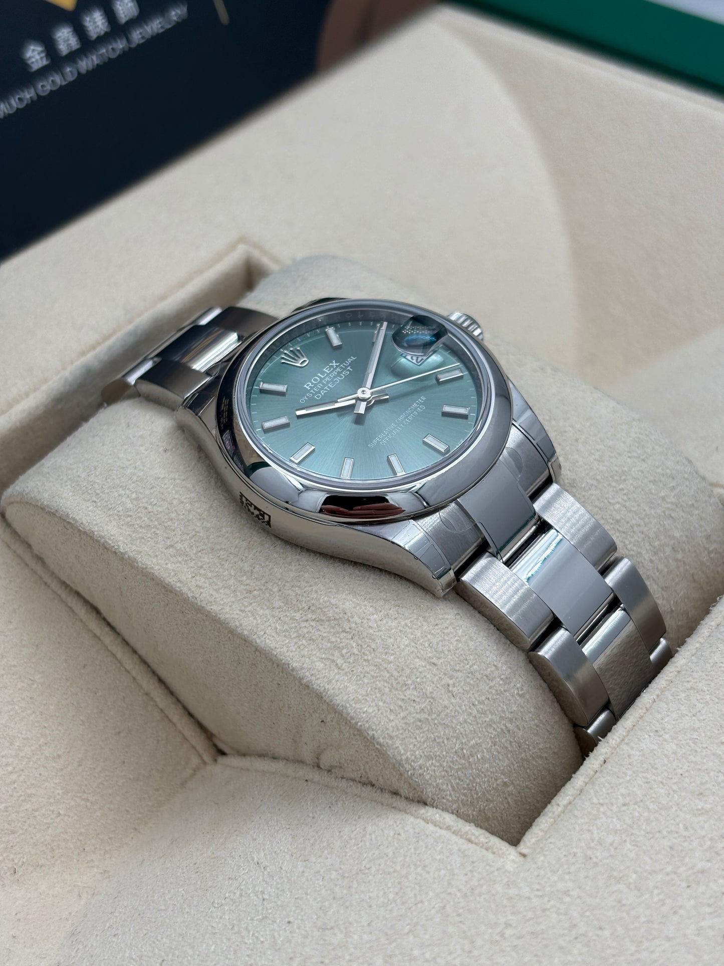 未使用品 NEW OLD STOCK  ROLEX 勞力士 DATEJUST 278240 薄荷綠色 2023年8月 全套 FULL SET