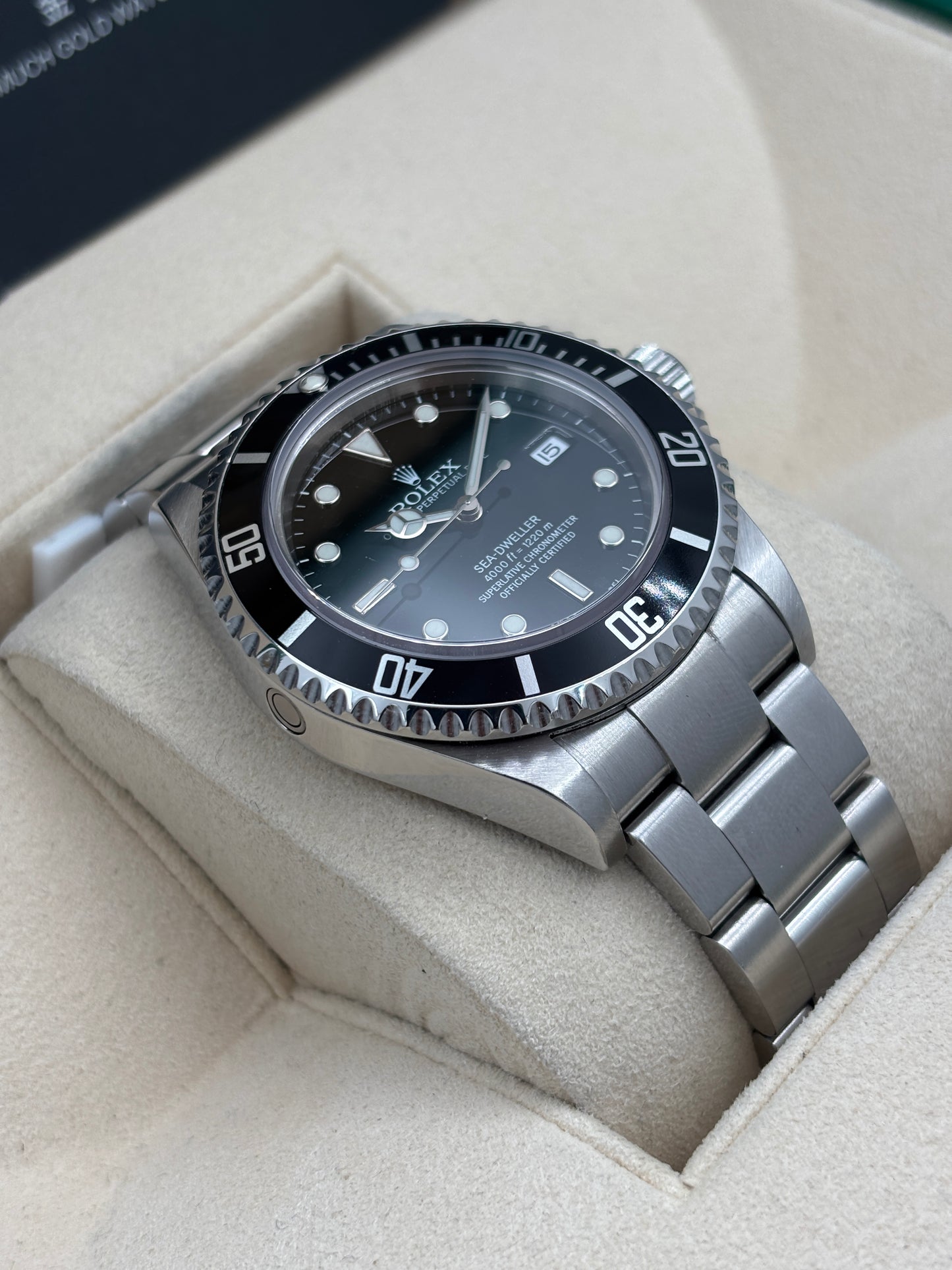 二手 USED  ROLEX 勞力士 SEA-DWELLER 16600 黑色 2006年7月 全套 FULL SET