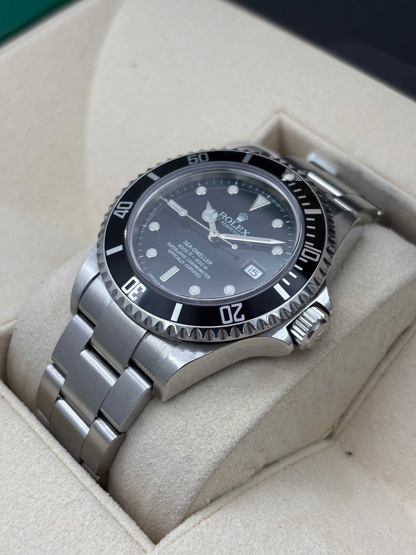 二手 USED  ROLEX 勞力士 SEA-DWELLER 16600 黑色 2006年7月 全套 FULL SET