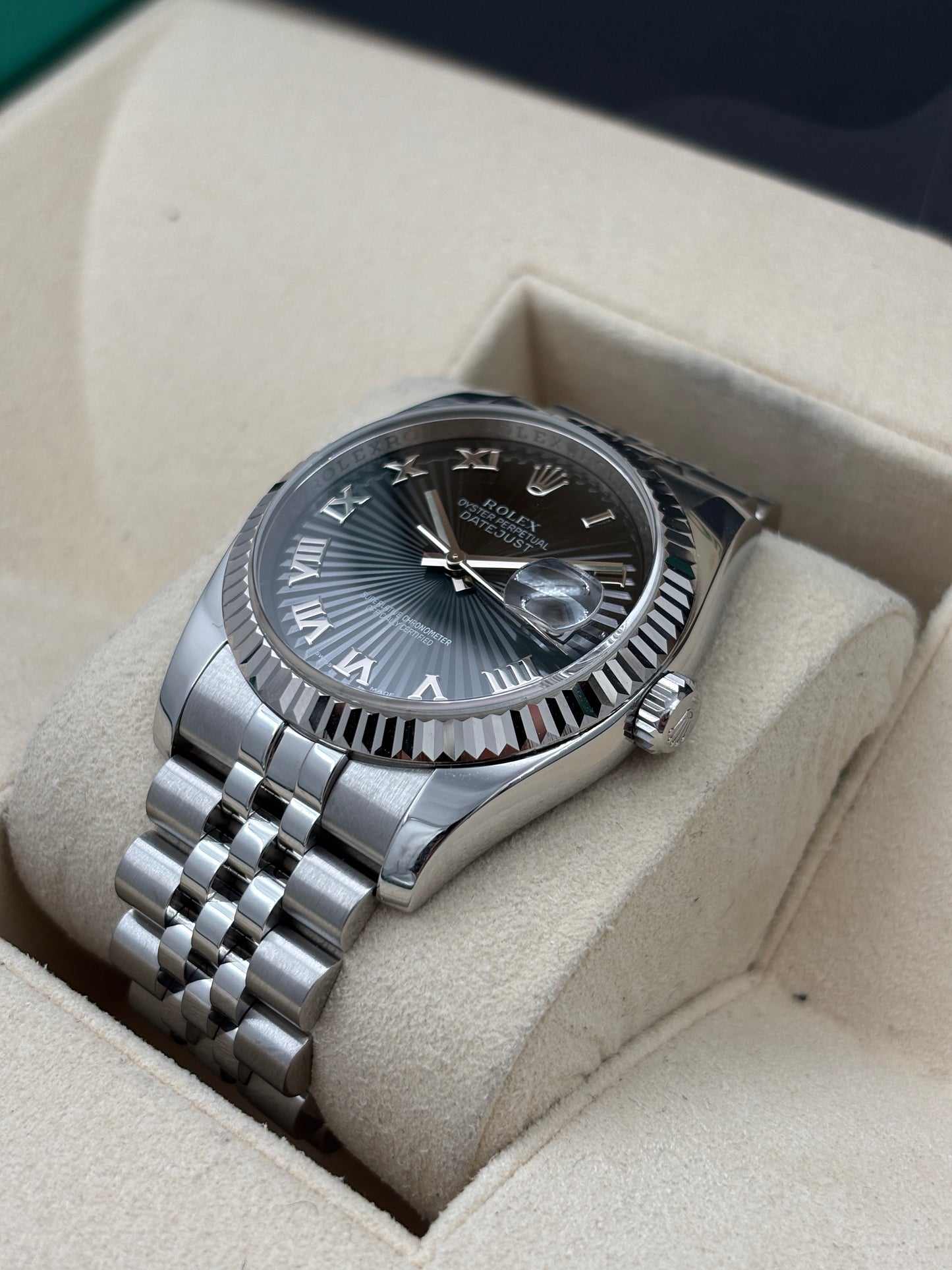 二手 USED  ROLEX 勞力士 DATEJUST 116234 黑色太陽面羅馬字 2008年9月 全套 FULL SET