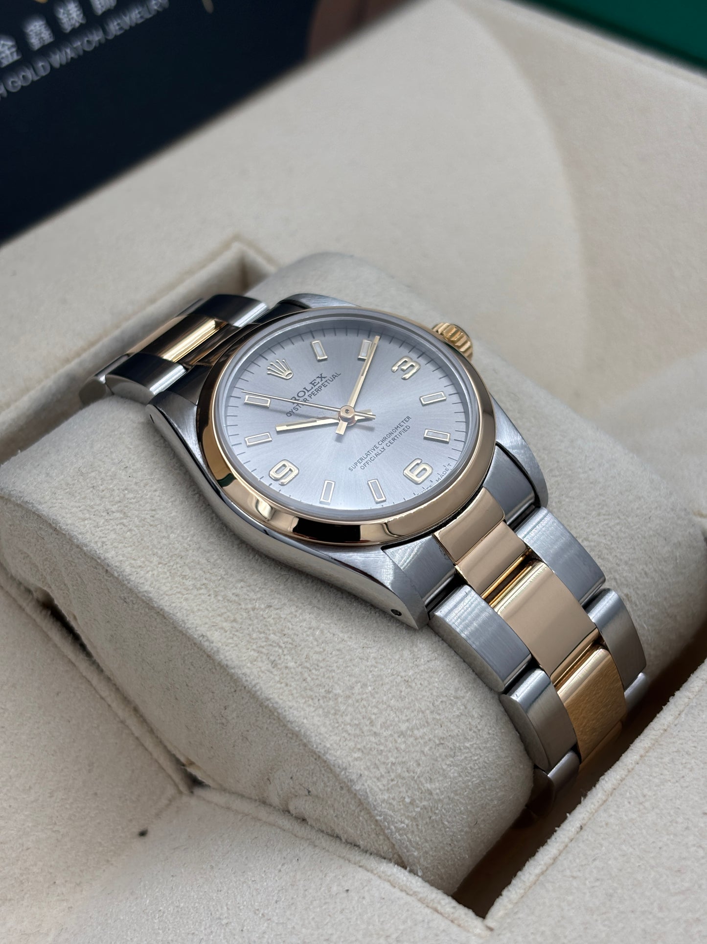 二手 USED  ROLEX 勞力士 OYSTER PERPETUAL 67483 灰色 約1991年 淨錶 WATCH ONLY