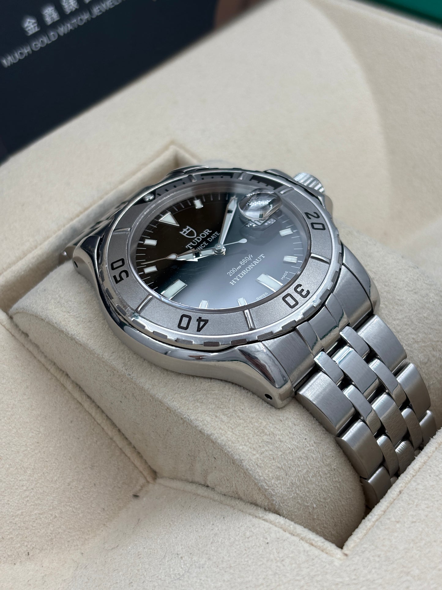 二手 USED  TUDOR 帝舵 HYDRONAUT 89190 黑色 淨錶 WATCH ONLY