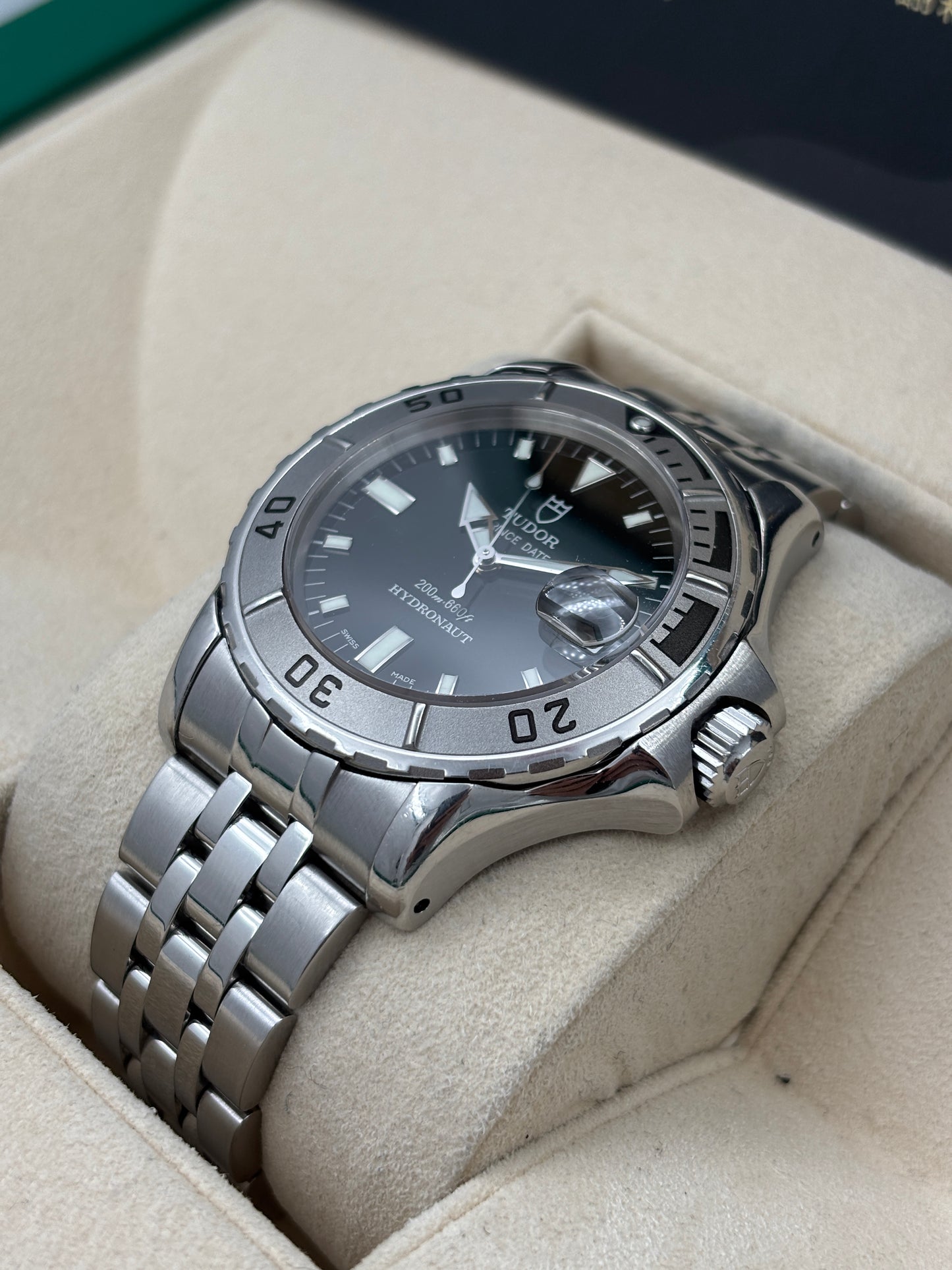二手 USED  TUDOR 帝舵 HYDRONAUT 89190 黑色 淨錶 WATCH ONLY