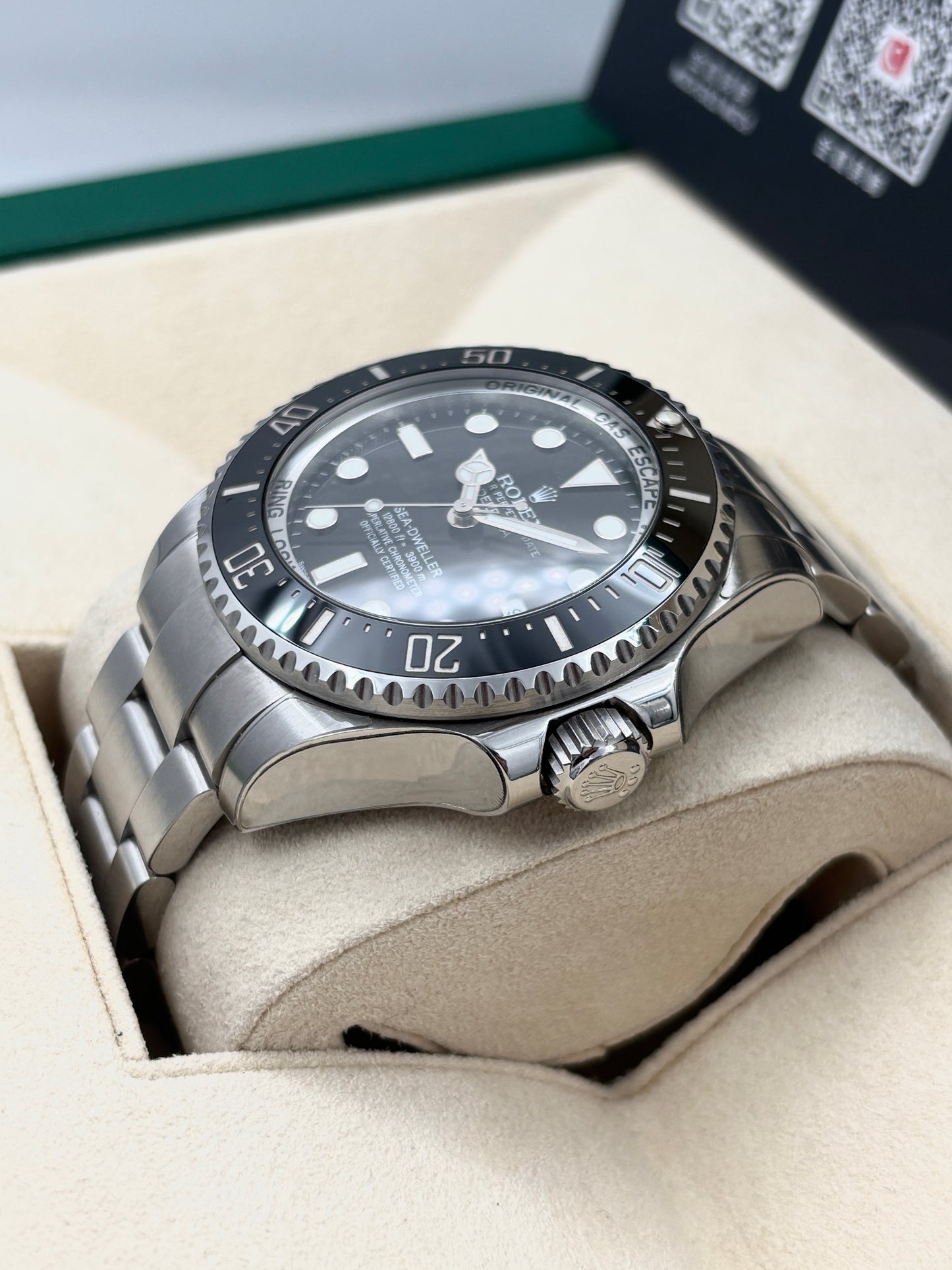 二手 Used ROLEX 勞力士 Deepsea 126660 黑面 &nbsp;2020年 全套 Full Set&nbsp;
