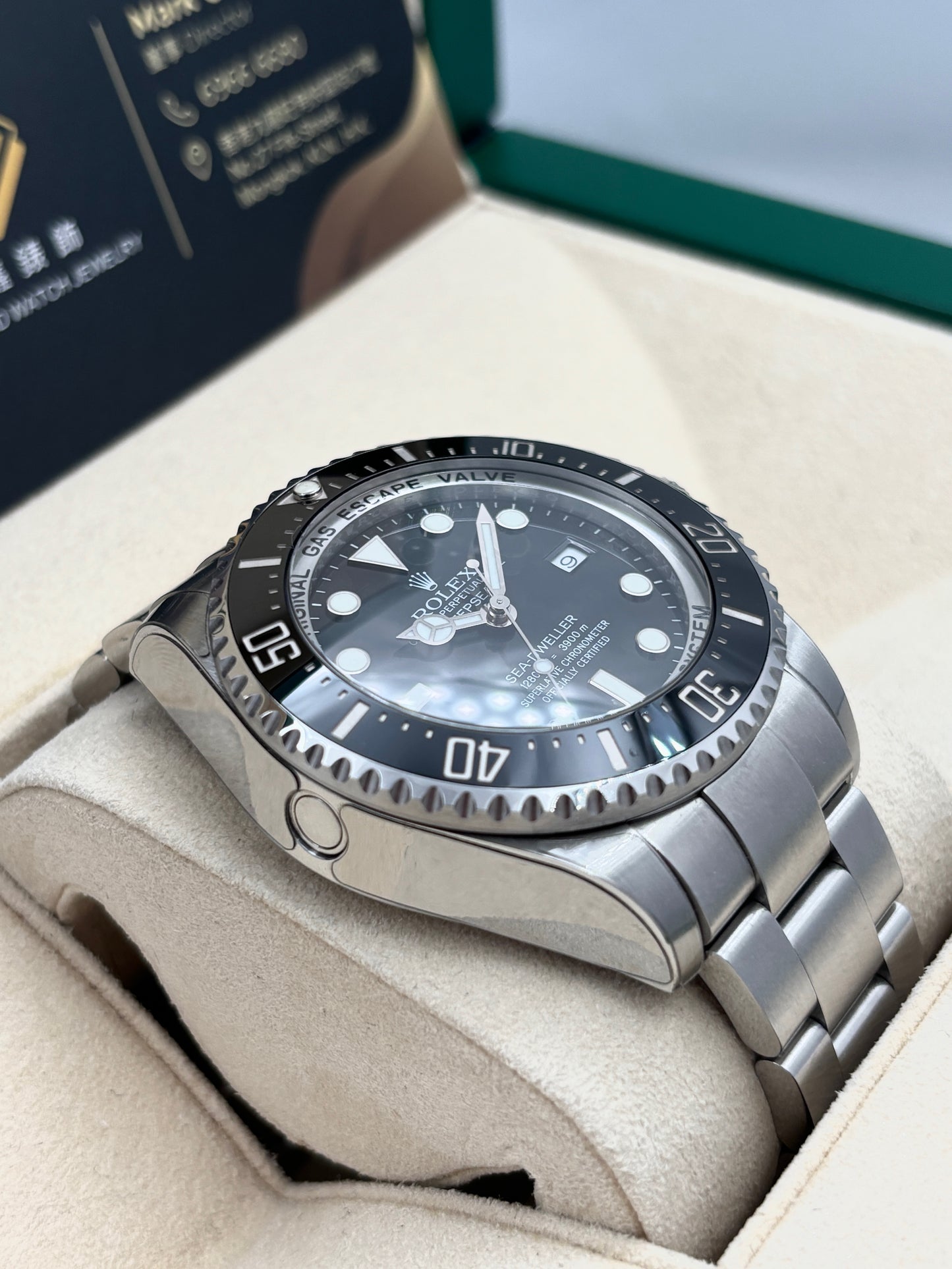 二手 Used ROLEX 勞力士 Deepsea 126660 黑面 &nbsp;2020年 全套 Full Set&nbsp;