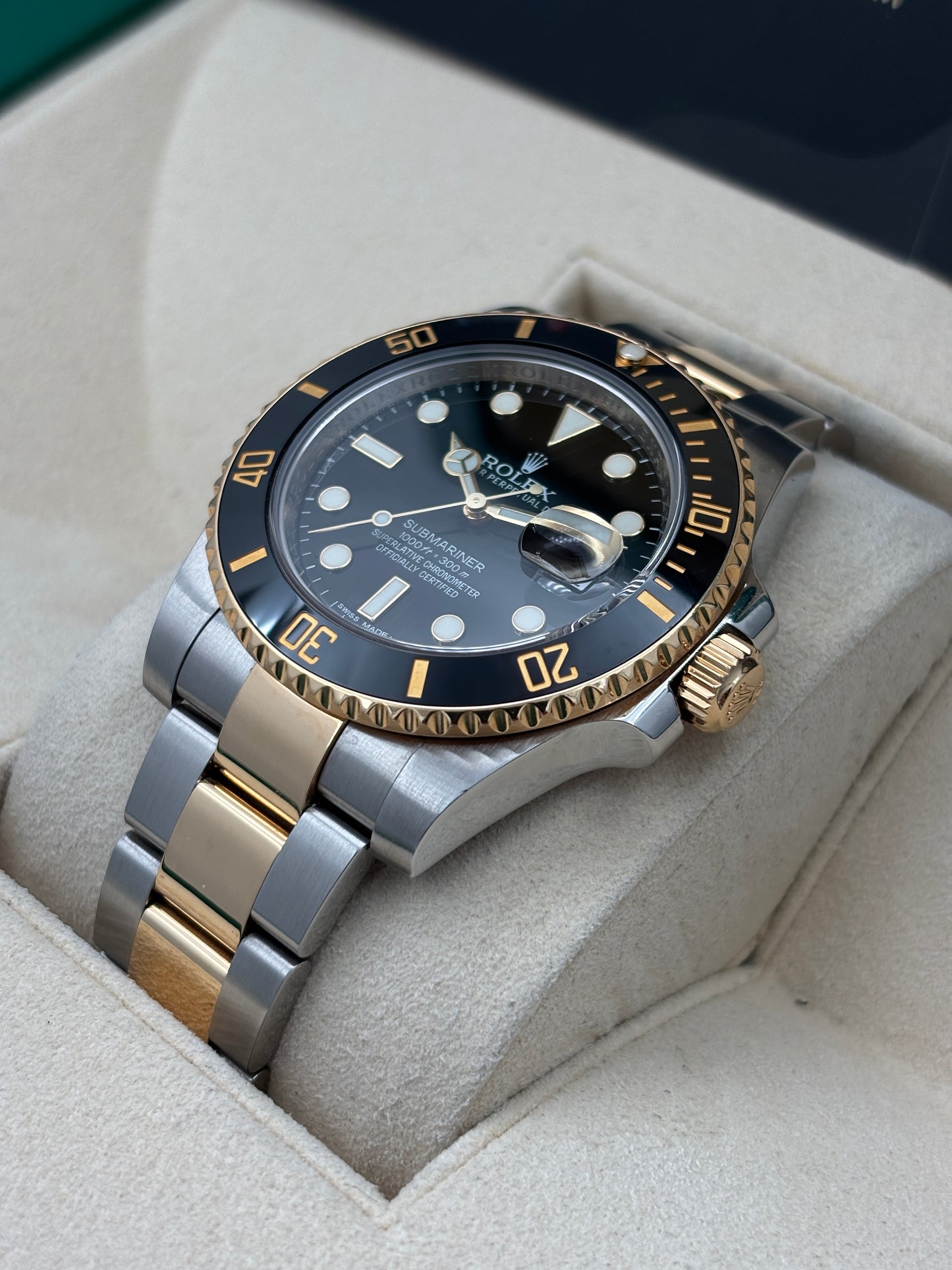 二手 USED  ROLEX 勞力士 SUBMARINER DATE 116613LN 黑色 2014年10月 全套 FULL SET