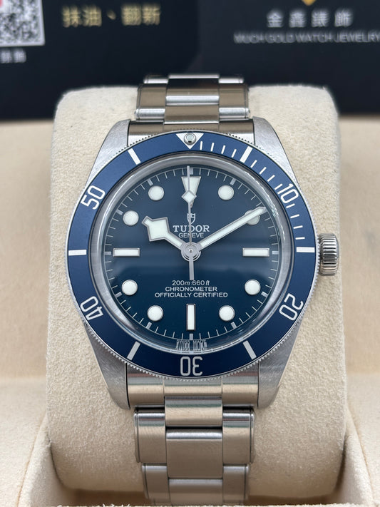 [SOLD OUT]二手 USED  TUDOR 帝舵 BLACK BAY 58 79030B 藍色 2022年10月 未打磨 99.99%新 全套 FULL SET