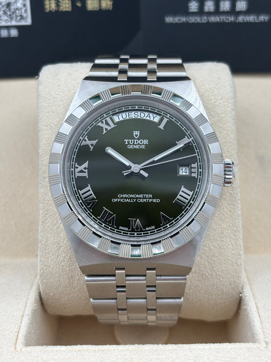 [SOLD OUT]二手 USED  TUDOR 帝舵 ROYAL 2840D1A0 綠色 2026年 99.99%新 全套 FULL SET