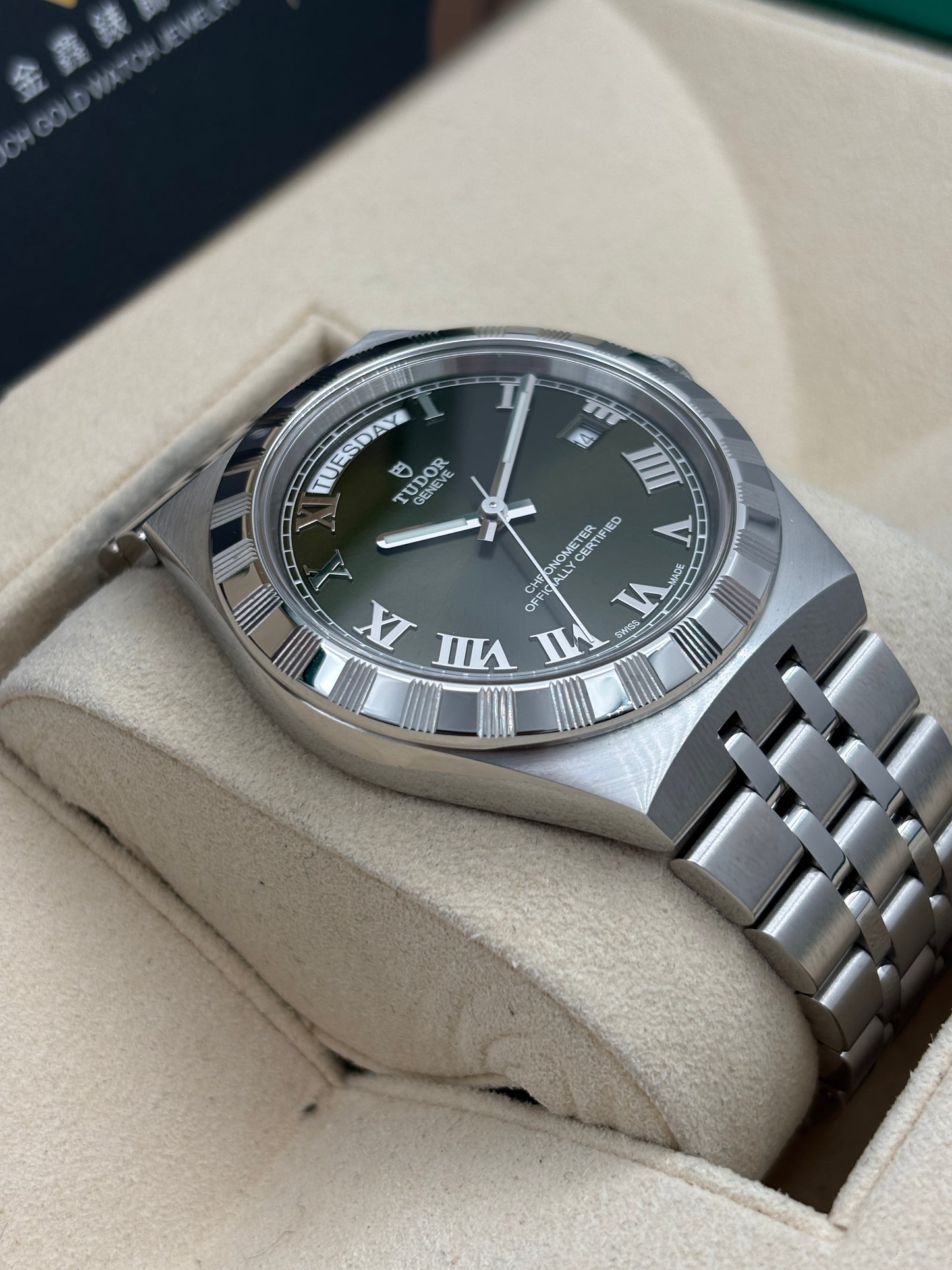 二手 USED  TUDOR 帝舵 ROYAL 2840D1A0 綠色 2026年 99.99%新 全套 FULL SET
