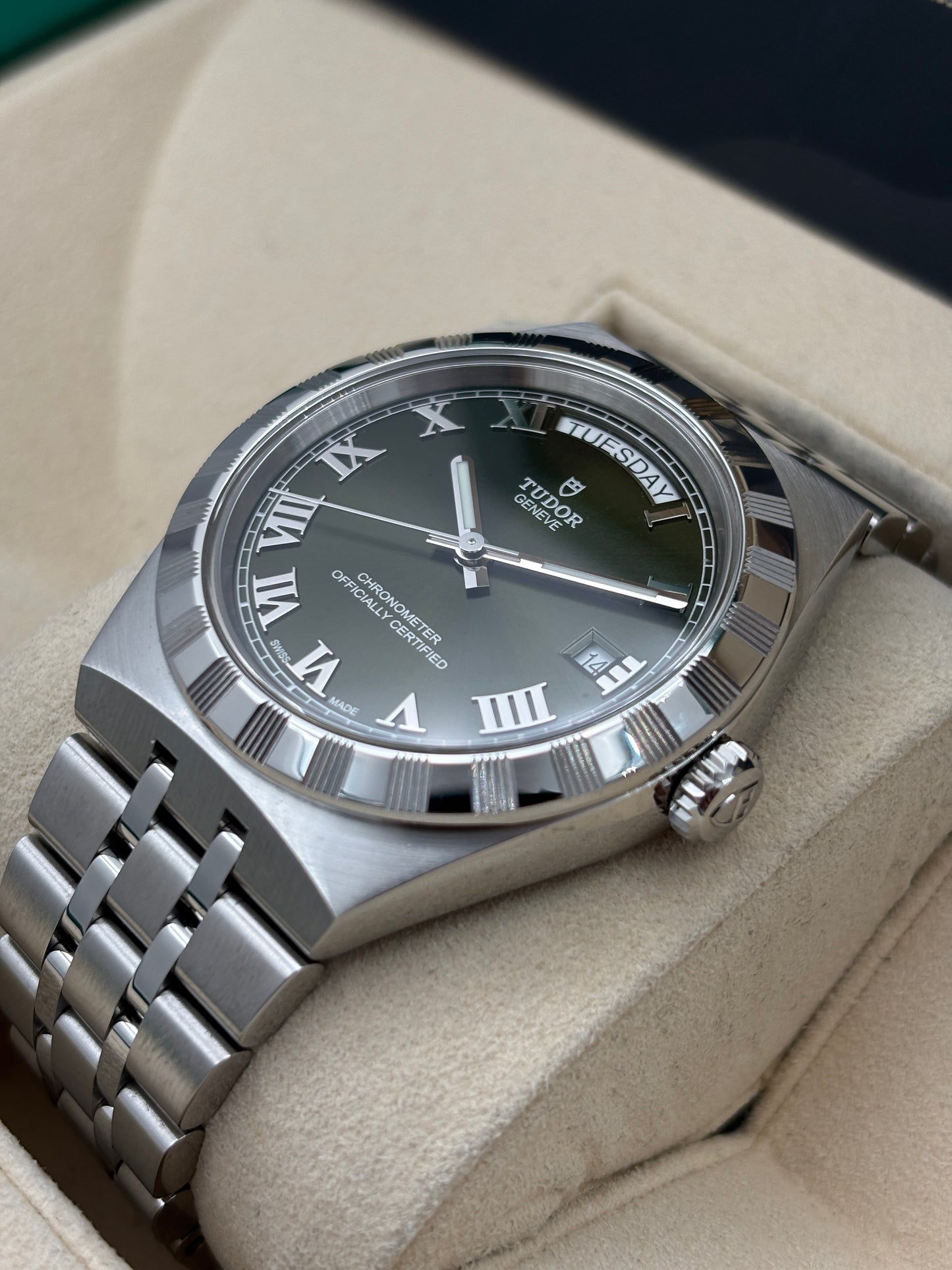 二手 USED  TUDOR 帝舵 ROYAL 2840D1A0 綠色 2026年 99.99%新 全套 FULL SET