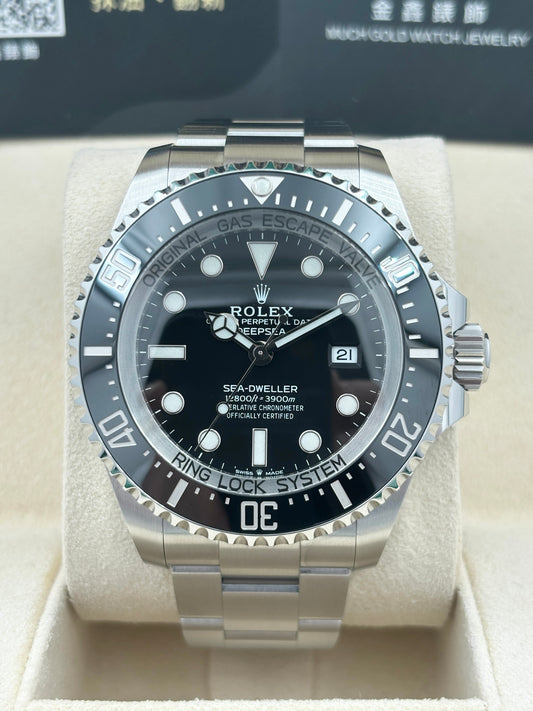勞力士官方認證二手 Used ROLEX 勞力士 Deepsea 126660 黑面  2025年 全套 Full Set