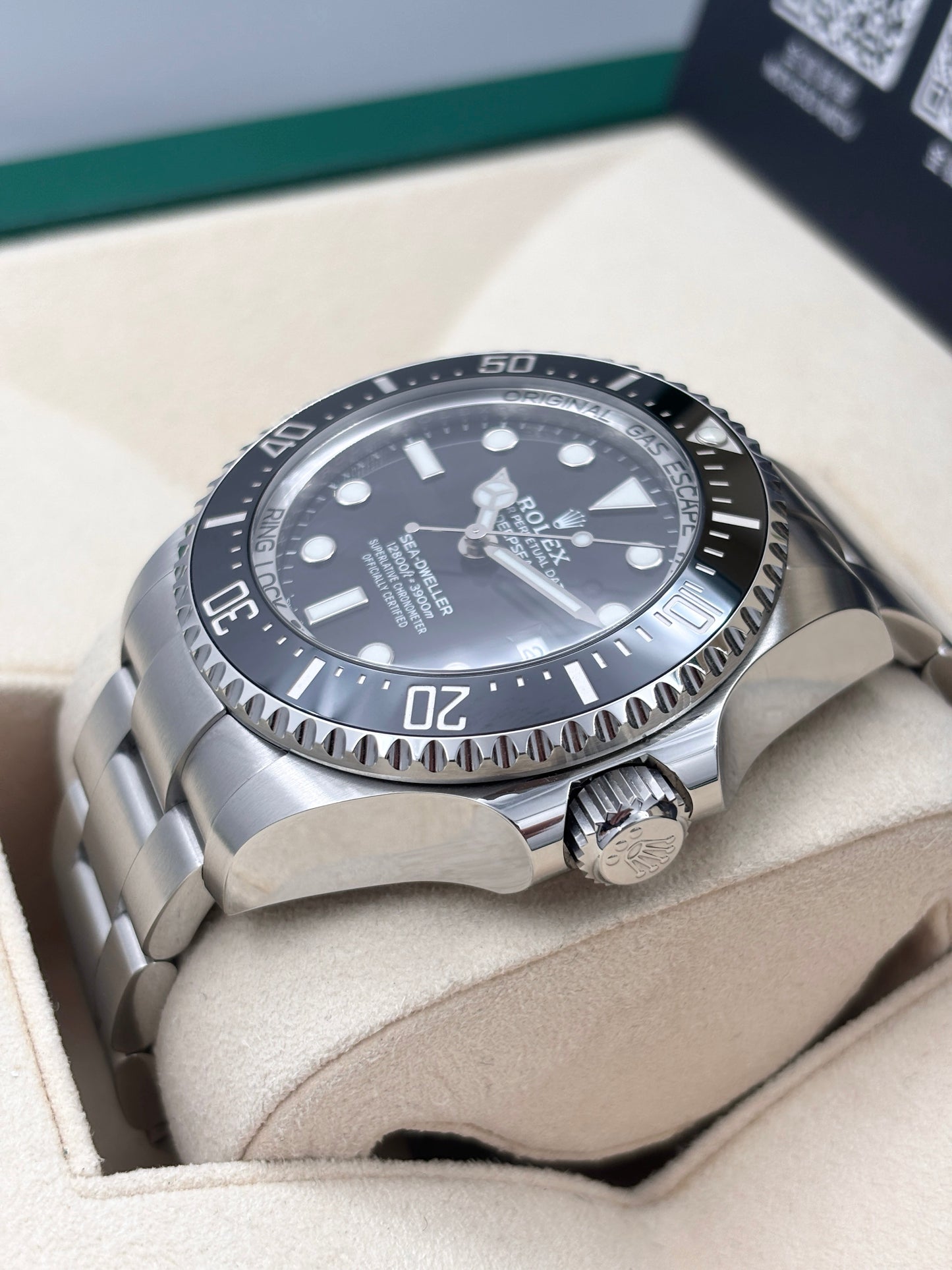 勞力士官方認證二手 Used ROLEX 勞力士 Deepsea 126660 黑面  2025年 全套 Full Set