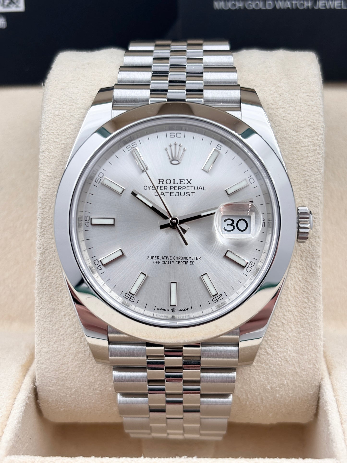 二手 Used ROLEX 勞力士 Datejust 126300 銀色 2020年 全套 Full Set