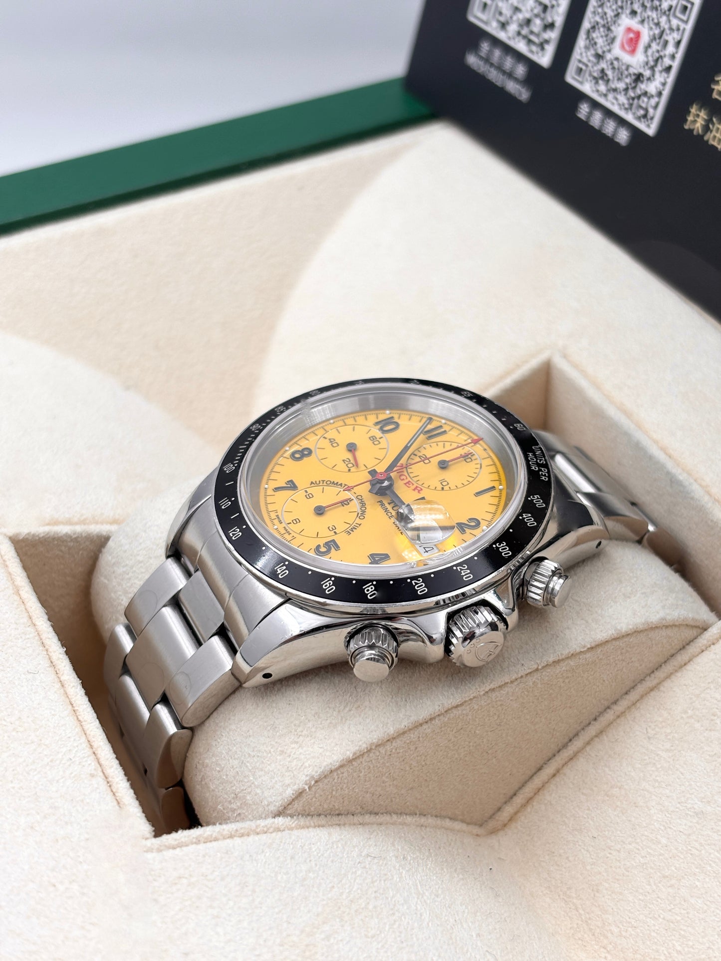 二手 Used Tudor 帝舵 Prince Date 79260P 黃色  約1997年 淨錶