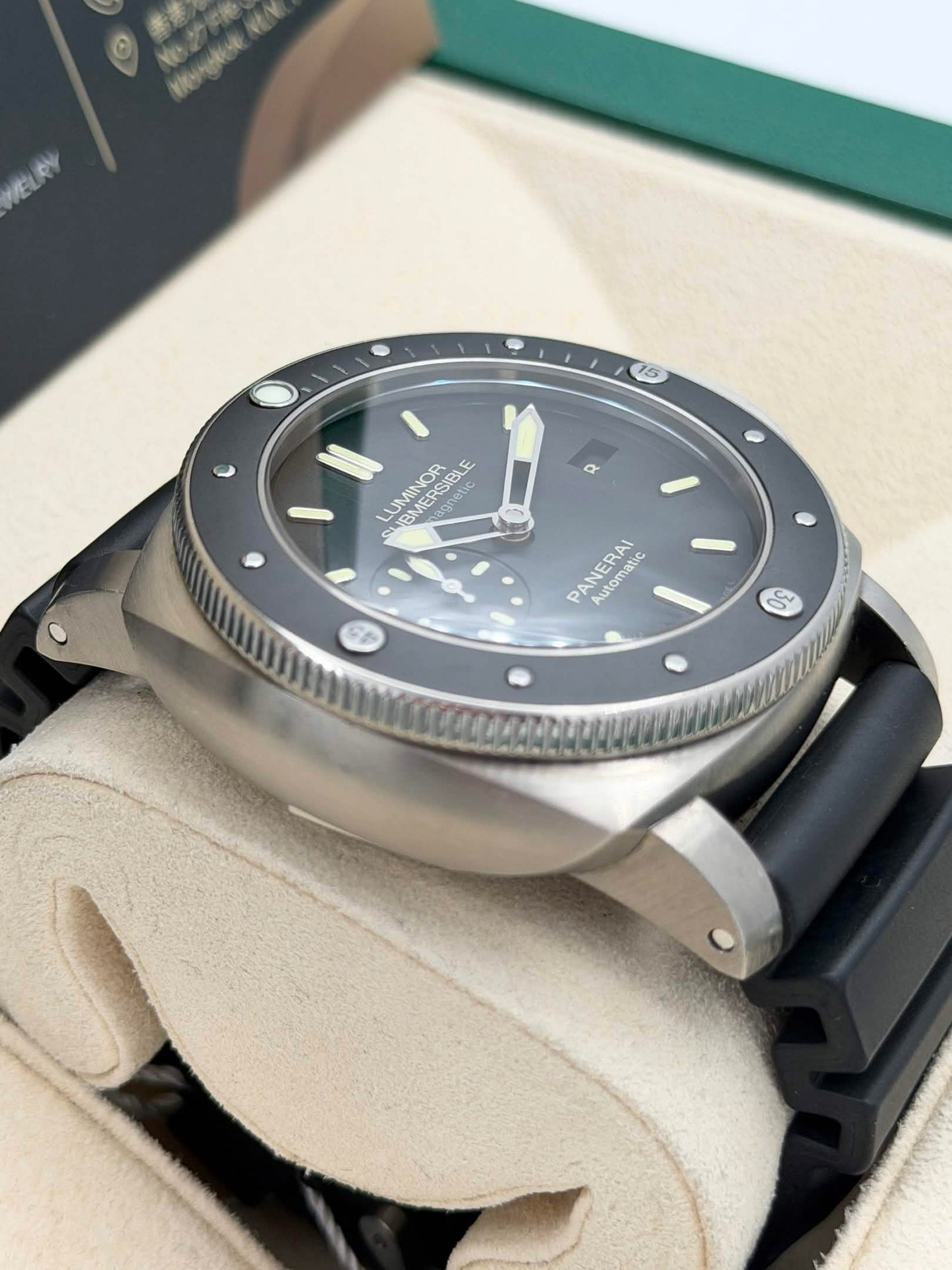[SOLD OUT]二手 USED PANERAI 沛納海 LUMINOR SUBMERSIBLE 1950 3 DAYS AUTOMATIC PAM00389 2016年 全套 full set