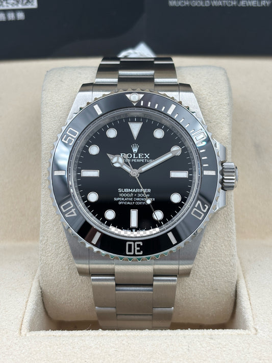 [SOLD OUT]二手 USED  ROLEX 勞力士 SUBMARINER 124060 黑色 2025年4月 未打磨 99.99%新 全套 FULL SET