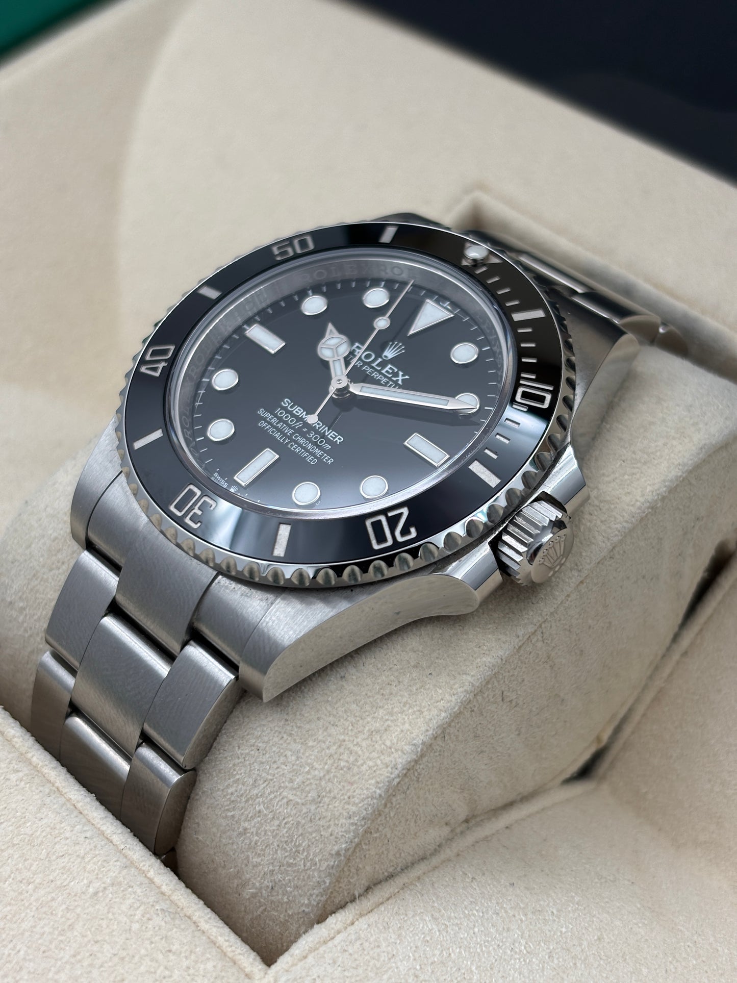 二手 USED  ROLEX 勞力士 SUBMARINER 124060 黑色 2025年4月 未打磨 99.99%新 全套 FULL SET