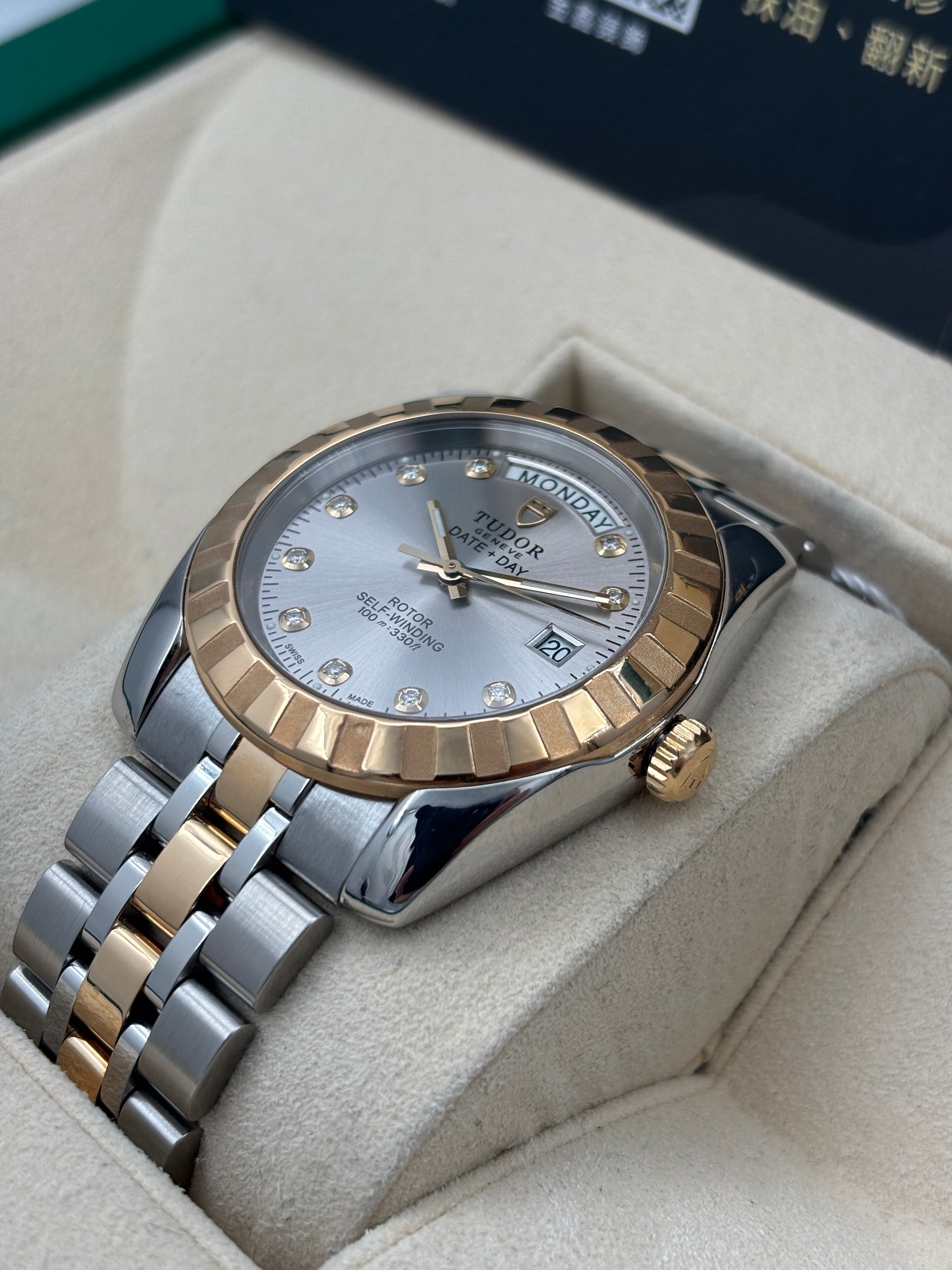 [SOLD OUT]二手 USED  TUDOR 帝舵 CLASSIC 23013 灰色鑽石字 淨錶 WATCH ONLY