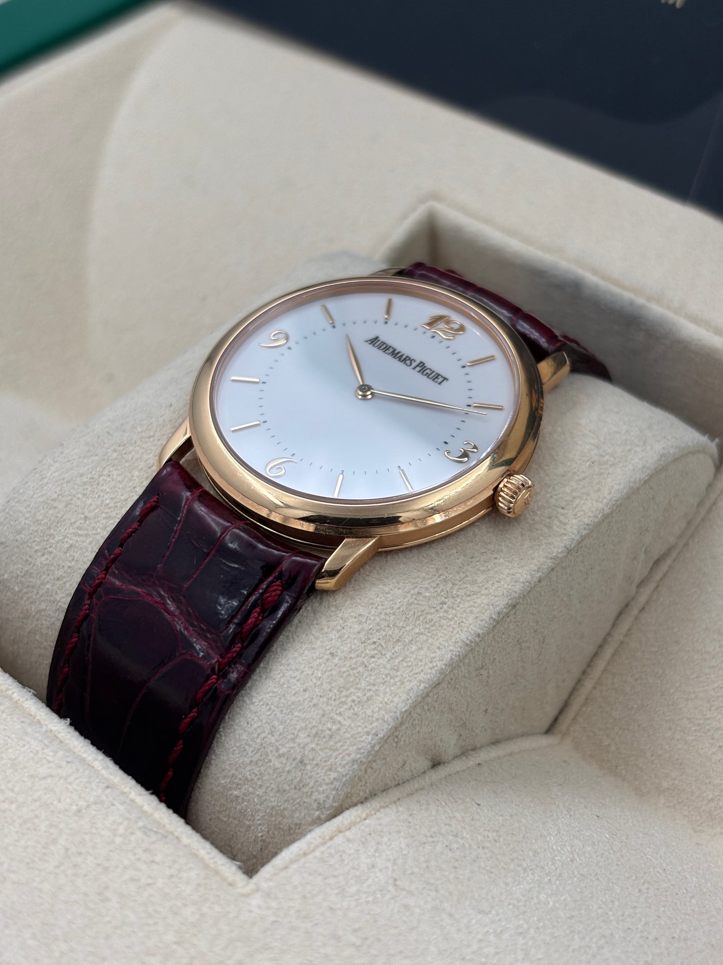 二手 USED  AUDEMARS PIGUET JULES AUDEMARS 14894OR 白色 18k金 淨錶 WATCH ONLY