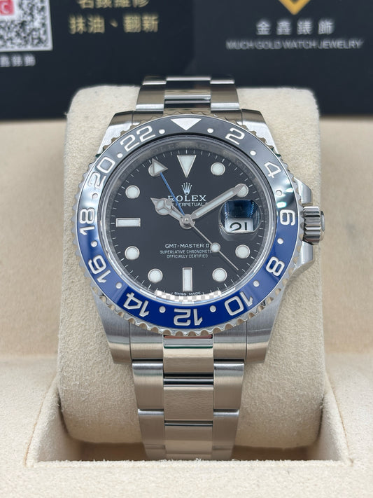[SOLD OUT]二手 USED  ROLEX 勞力士 GMT-MASTER II 116710BLNR 黑色 2016年10月 全套 FULL SET AD單