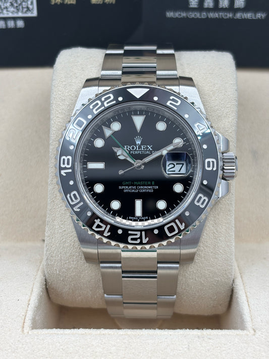 二手 USED  ROLEX 勞力士 GMT-MASTER II 116710LN 黑色 2016年2月 全套 FULL SET
