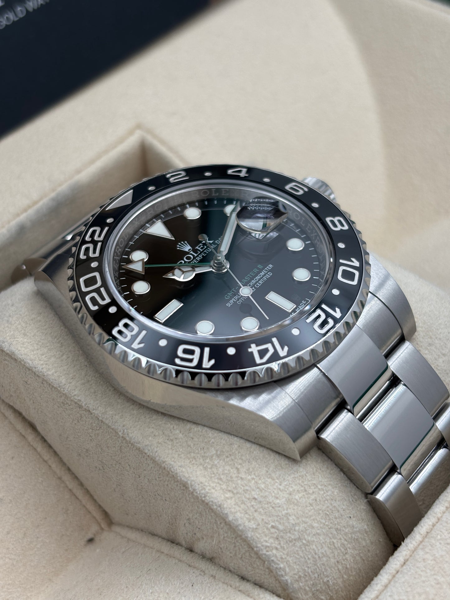 二手 USED  ROLEX 勞力士 GMT-MASTER II 116710LN 黑色 2016年2月 全套 FULL SET