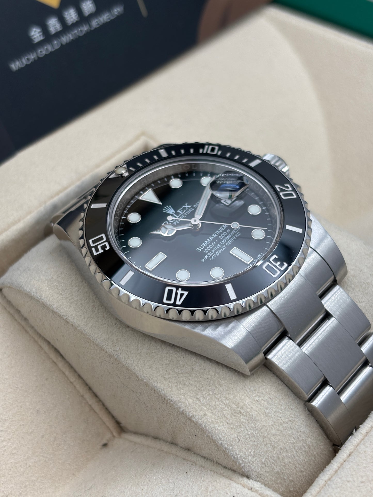 二手 USED  ROLEX 勞力士 SUBMARINER DATE 116610LN 黑色 2016年5月 全套 FULL SET AD單