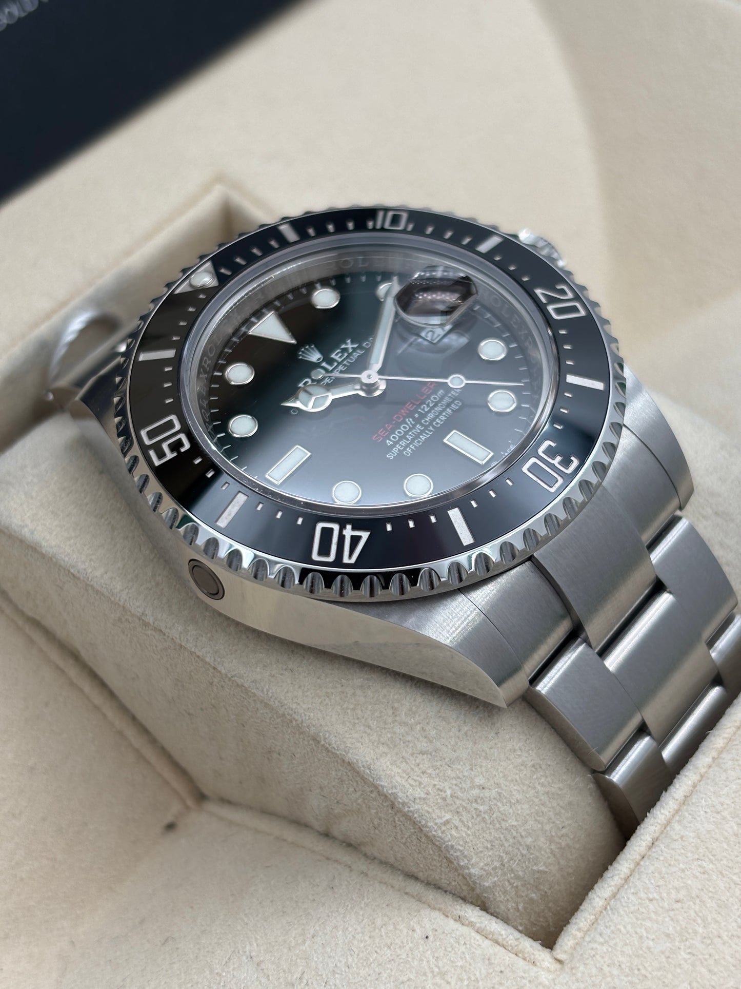 二手 USED  ROLEX 勞力士 SEA-DWELLER 126600 MK2 黑色 2021年1月 未打磨 99.99%新 全套 FULL SET