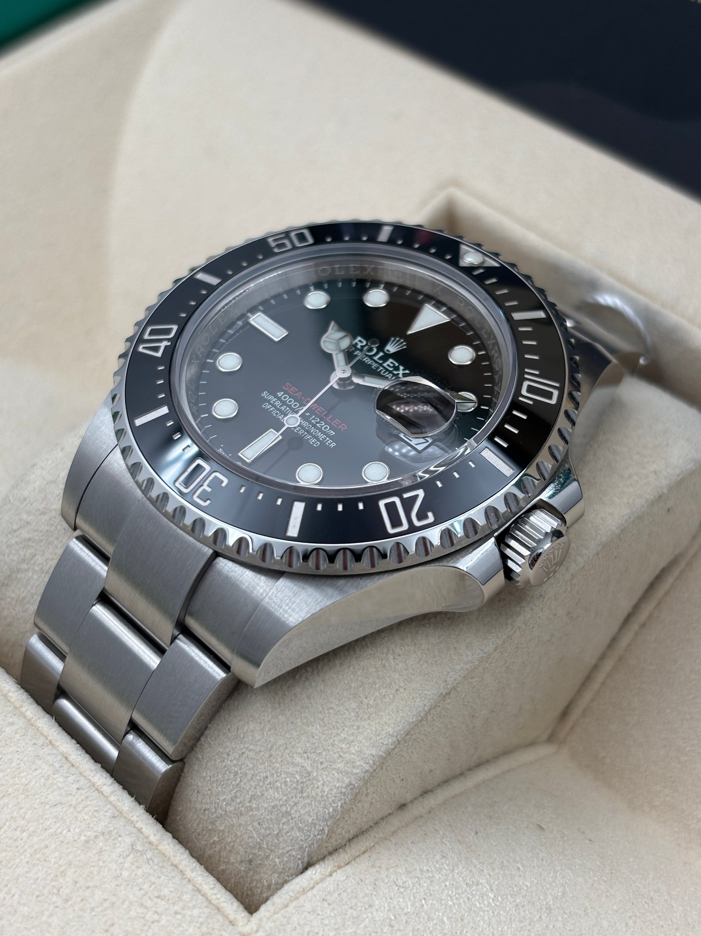 二手 USED  ROLEX 勞力士 SEA-DWELLER 126600 MK2 黑色 2021年1月 未打磨 99.99%新 全套 FULL SET