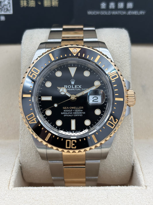二手 USED  ROLEX 勞力士 SEA-DWELLER 126603 黑色 2019年8月 全套 FULL SET