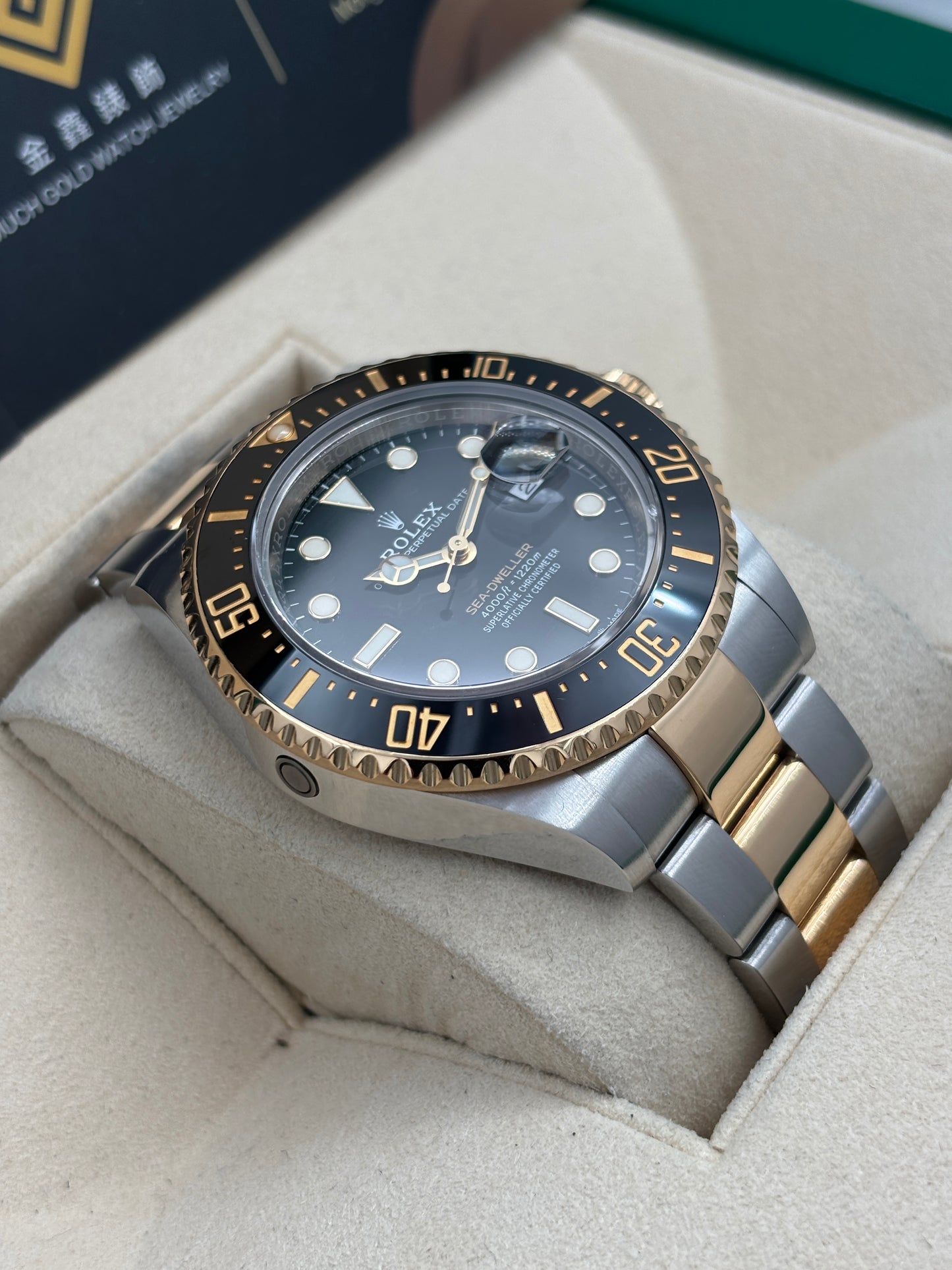 二手 USED  ROLEX 勞力士 SEA-DWELLER 126603 黑色 2019年8月 全套 FULL SET