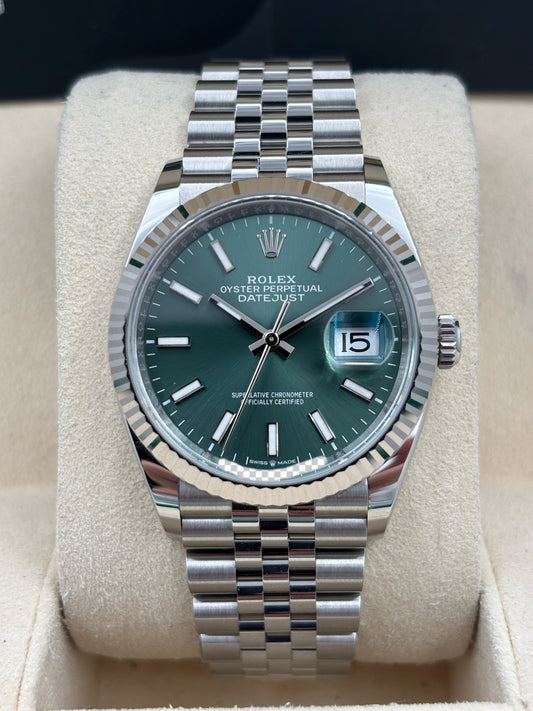 [SOLD OUT]全新 NEW  ROLEX 勞力士 DATEJUST 126234 薄荷綠面 2026年4月 全套 FULL SET