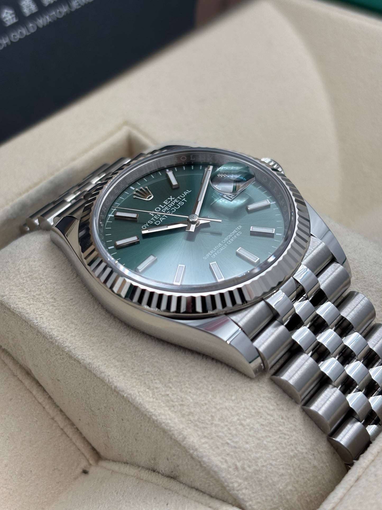 全新 NEW  ROLEX 勞力士 DATEJUST 126234 薄荷綠面 2026年4月 全套 FULL SET