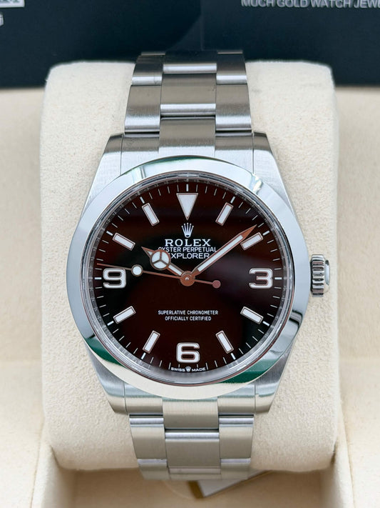 二手 USED ROLEX 勞力士 EXPLORER 224270 2024年 黑色面 全套