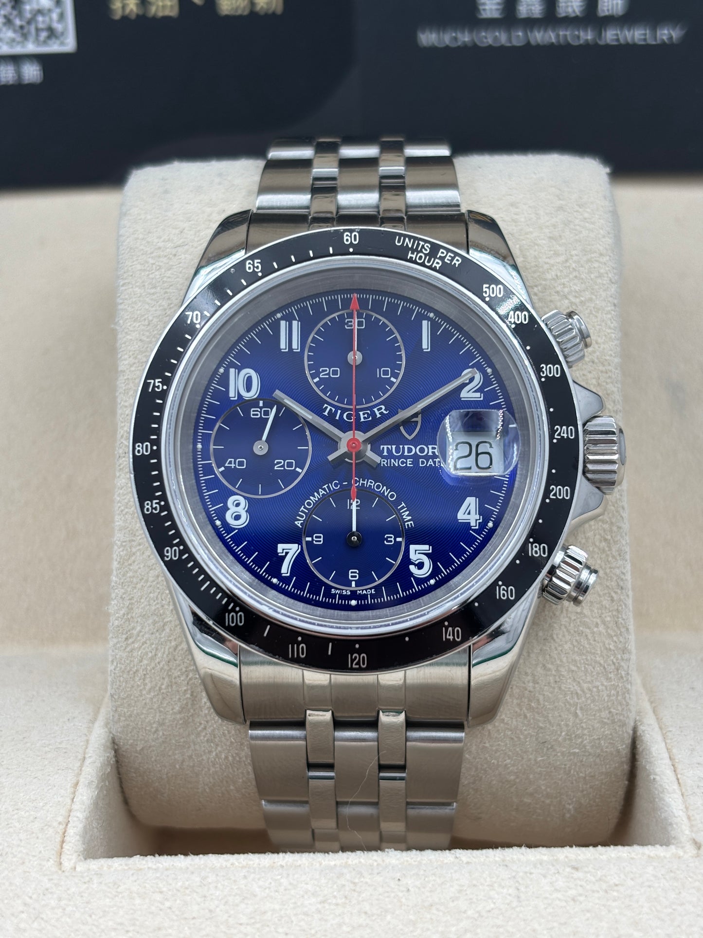 二手 USED  TUDOR 帝舵 PRINCE DATE 79260P 藍色 淨錶 WATCH ONLY