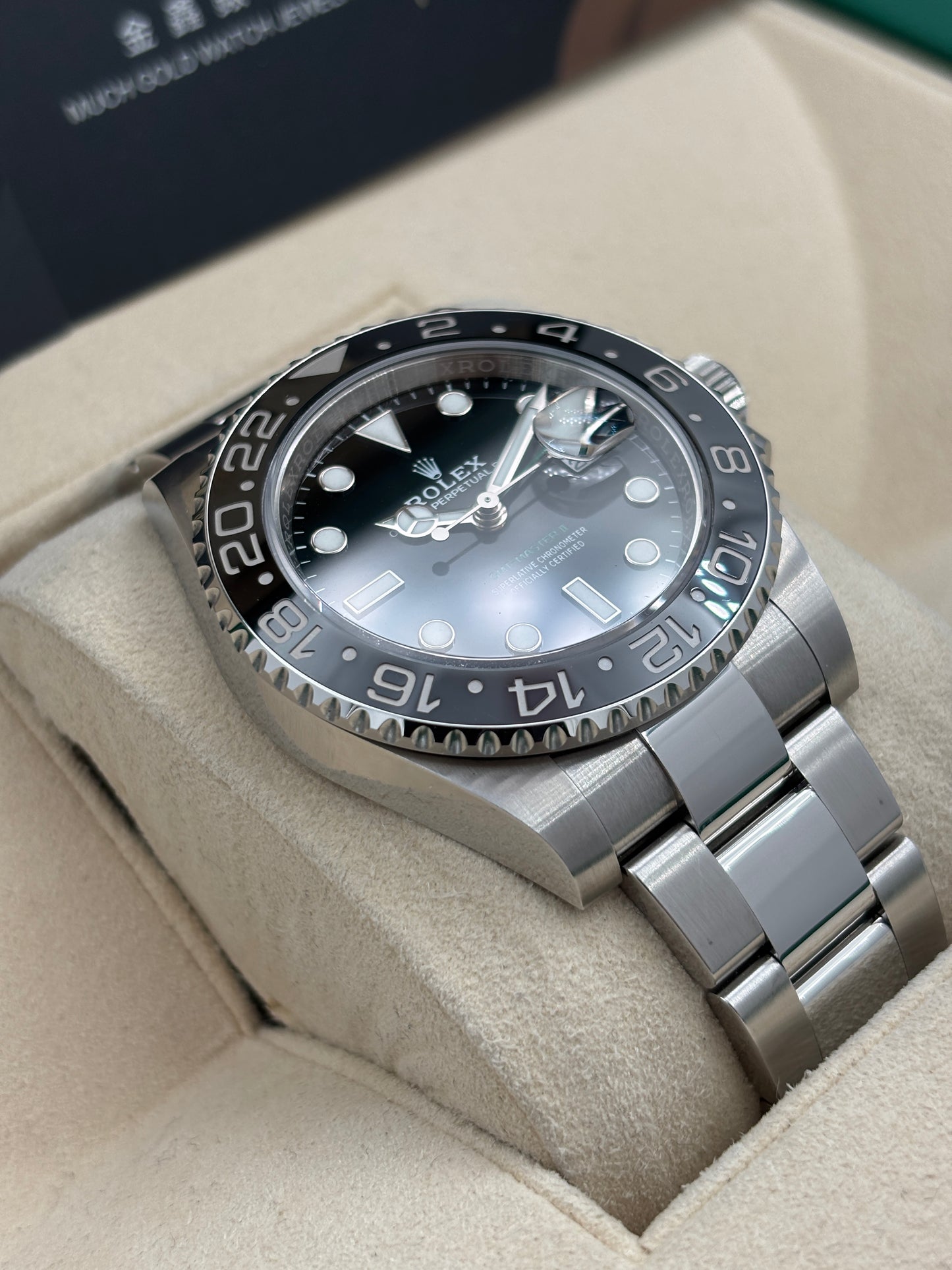 二手 USED  ROLEX 勞力士 GMT-MASTER II 126710GRNR 黑色 2024年6月 全套 FULL SET